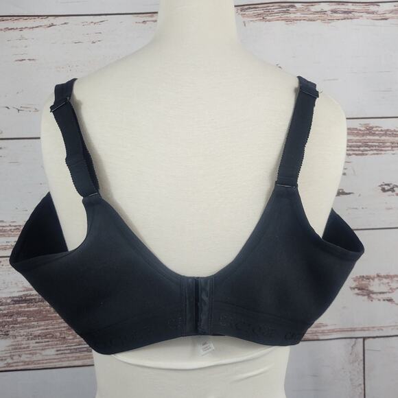 Cacique Unlined Full Coverage No Wire Bras Set of 3 Black Grey Size 46C - Picture 9 of 16